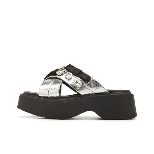 MILLIE'S ЭВА Кожаный Пэчворк Тихий Слипоны Женские