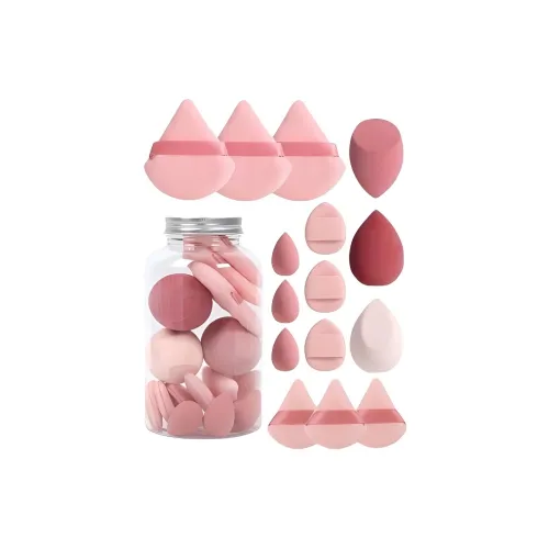 Future Maple Drift Bottle Супермягкая губка для макияжа розовый комплект легко наносится набор из 15 штук