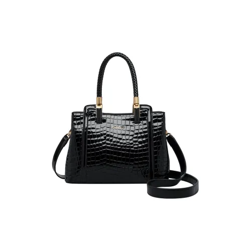 ZOOLER Коровья кожа Одно плечо Сумка Женская Черная