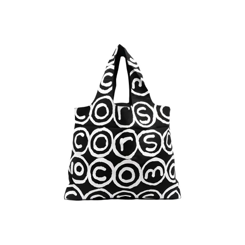 10 CORSO COMO Canvas Bag Tote Bag Shopping Bag Shoulder Bag Unisex Black White