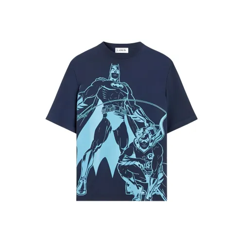 Lanvin Бэтмен Фиолетовый Мужская T-рубашка