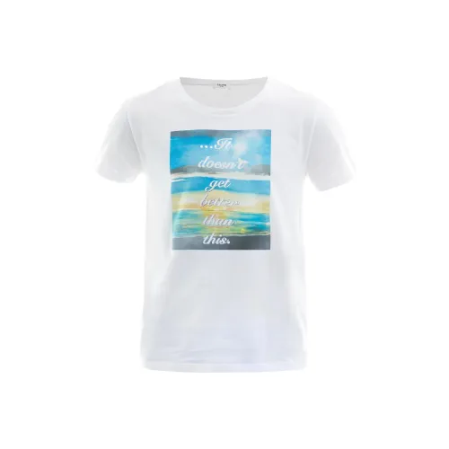 CELINE Белая Мужская T-Рубашка