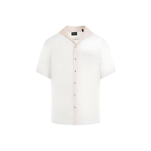 GIORGIO ARMANI Рубашка Мужская Белая