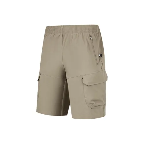 QIAODAN Повседневные шорты Мужские цвет Хаки с узором "Оленьего рога"