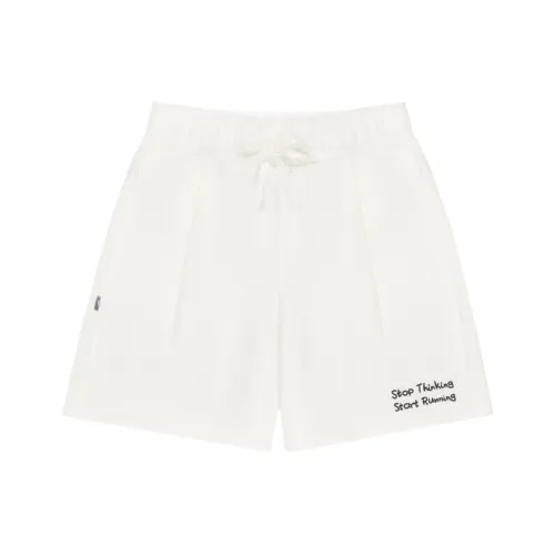 New Balance совместные повседневные шорты Женские Белые