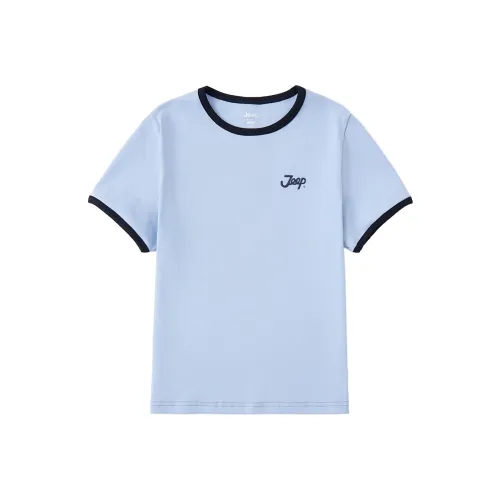 JEEP Универсальный Минималистский стиль Однотонная рубашка 2025 Лето