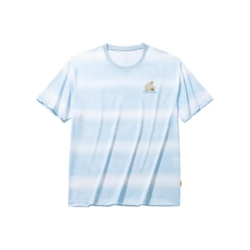 ANTA x HAIBAOKANKAN LIANMINGKUAN Life Collection T-Shirt Унисекс Небесно-голубой С принтом по всей поверхности