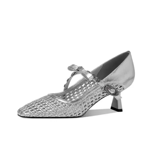 JESSICA SOPHIA Туфли Мэри Джейн с узким каблуком 6 см женские