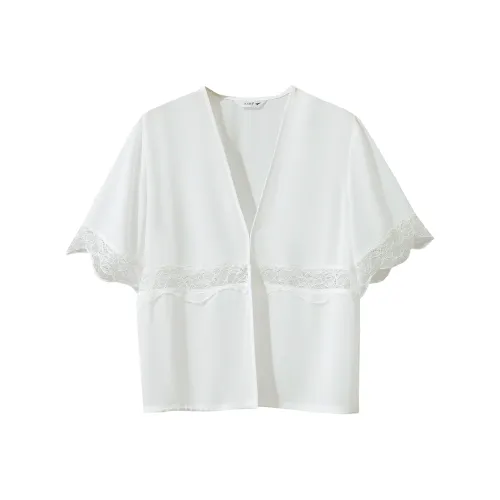 AMII Экрю Женские Шифоновые Рубашки