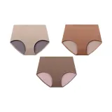 B Комбо Двусторонний Высокая посадка [Кожа, Умбра, Wampees] 3 упаковки Подарочная коробка Набор