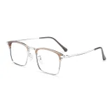 Прозрачный холодный чай, серебряная оправа [88029-C3]