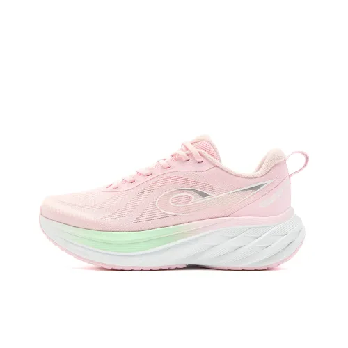 QIAODAN DS2 Беговые кроссовки Низкий верх Розовый/Зеленый Женские