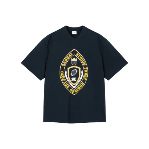 SANBAI STUDIO Темно-серый Унисекс T-рубашки