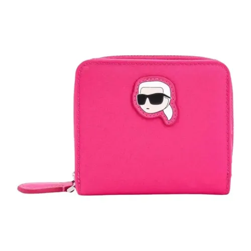Karl Lagerfeld Переработанный нейлон Кошелек Мужской Розово-красный