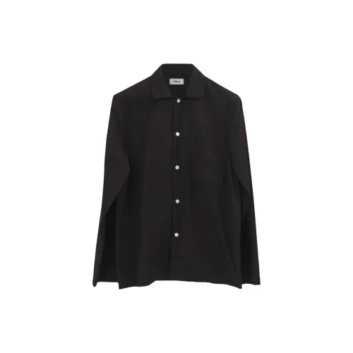 TEKLA Черный Унисекс Пижамные верхние части