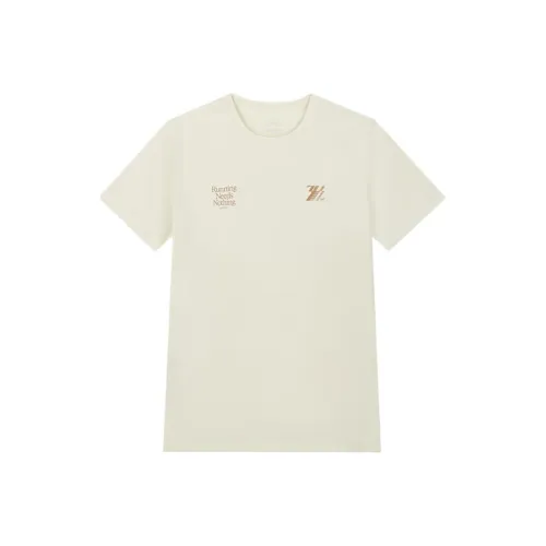 361° T Рубашка Мужская Песочно-Коричневый Белый