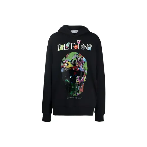 PHILIPP PLEIN Мужские черные свитшоты