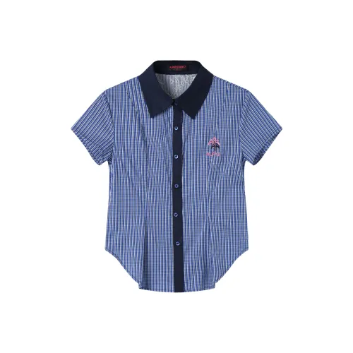 AJPG Синие Женские Рубашки