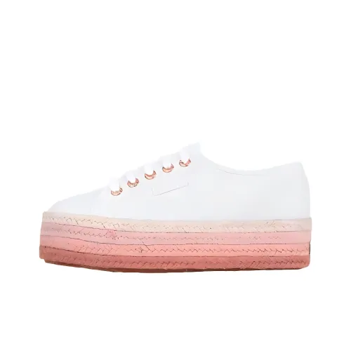 SUPERGA Низкий Топ Casual Женский Белый Розовый