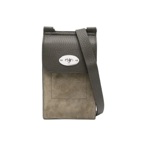 Mulberry Коровья кожа с замшей чехол для телефона сумка через плечо унисекс оливковый и темно-зеленый