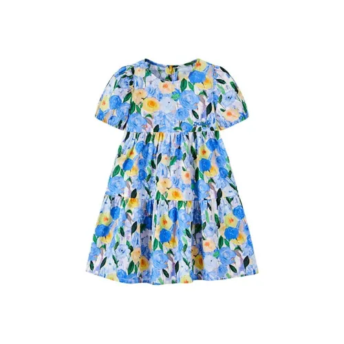 Disney Платье Minnie Series Синий для детей 3-7 лет