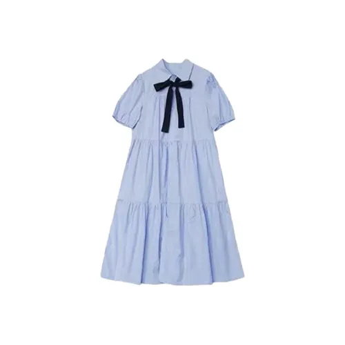 MISS VIGOR Короткое платье с короткими рукавами женское