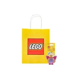 Бабочка, девушка, свечение в темноте, брелок + бумага, сумка для покупок