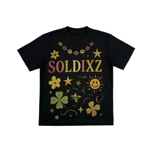 SoldiXZ Черная унисекс футболка
