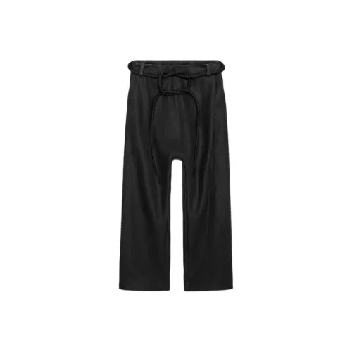 ZARA Fanglu Lin Коллаборация Черные Женские Повседневные Брюки