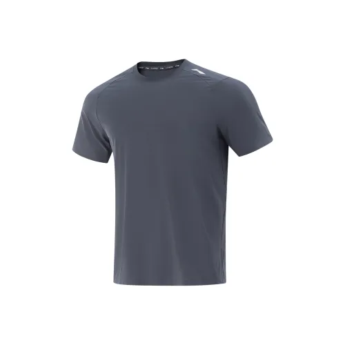 LINING Fitness Series T-Shirt Мужской Тени Синий