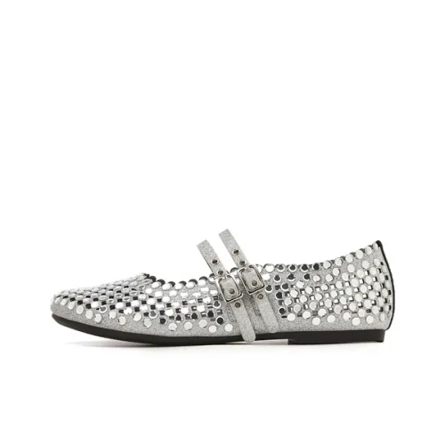 MILLIE'S Туфли Mary Jane с плоской подошвой Женские