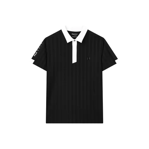 FILA GOLF серия Поло Мужское Темно-черное