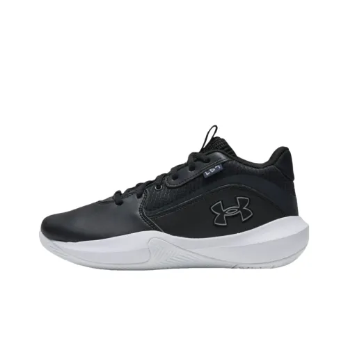 Under Armour Lockdown 7 противоскользящие устойчивые к истиранию низкий топ детские баскетбольные кроссовки