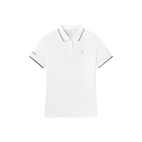 361° Поло Женское Перьевое Белое