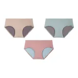 Группа A Двусторонний Низкий-Cut [Кожа, Светло-Зеленый, Темно-Розовый] 3 Упаковки Подарочная Коробка Набор