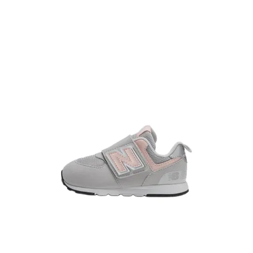 New Balance NB 574 Амортизация Низкий Топ Обувь для малышей Светло-серый Infant Wa Toddler
