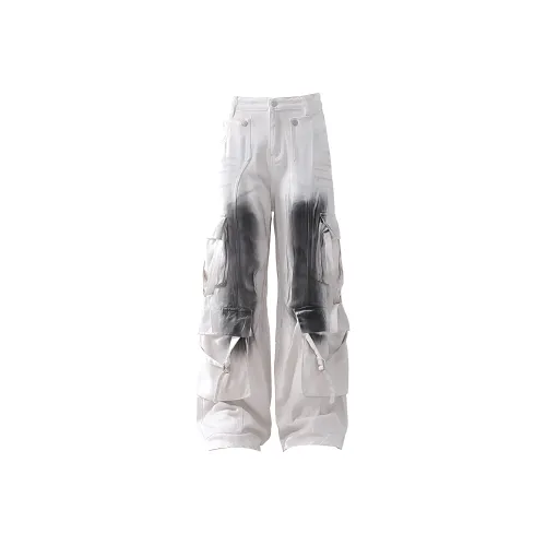 HKRXEC Белый Мужской Джинсы