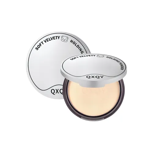 QXQY Мягкий Вельвет Длительный Срок Макияж Пудра Естественный Тон Кожи Корректирующий