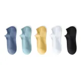 Темно-синий, Синий, Аква-зеленый, Абрикосовый, Желтый, Снег, Черный (5 пар)