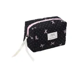 Черный, горошек, розовый, бант, подушка, мешок для хранения