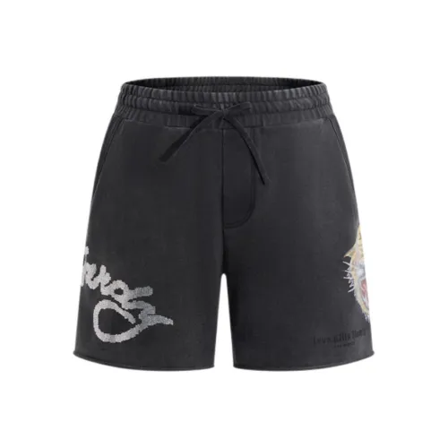 Ed Hardy Черные Мужские Повседневные Шорты