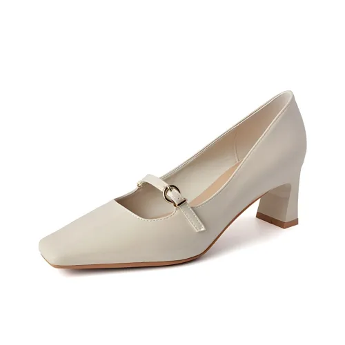 TATAYA Грубый каблук Мэри Джейн туфли 5,5 см женские