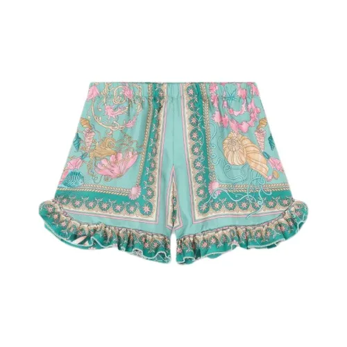 VERSACE Barocco UNDERWATER Шорты Детские Зеленые