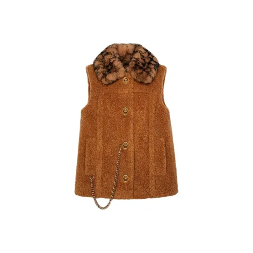 COACH Коричневые Женские Жилеты