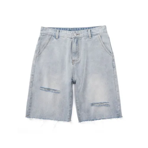 YOUSEKOO Синие Унисекс Джинсовые Шорты