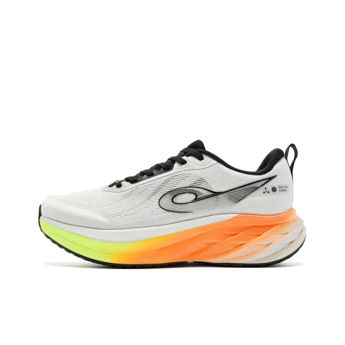 QIAODAN DS2 Беговые кроссовки Низкий топ Серый Черный Мужской