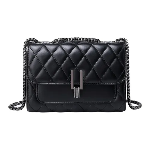 MOONDEMIMA ПУ (полиуретан) Маленькая квадратная сумка сумка через плечо сумка на плечо женская черная