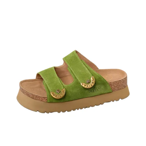 Safiya Резина Пена Подошва Беззвучный Противоскользящие Слипоны Женские