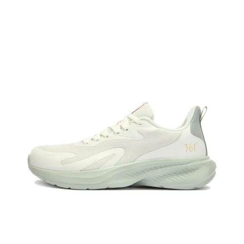 361° Slip Устойчивый к истиранию Низкий Топ Повседневные Беговые кроссовки Женские Белый Зеленый