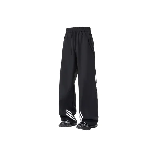 AWAO Черные Унисекс Повседневные Штаны